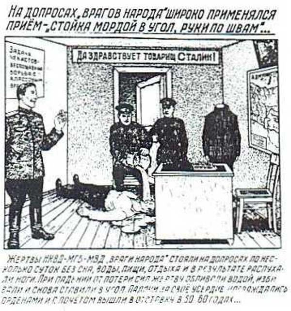 Пытки в застенках НКВД (12 фото)